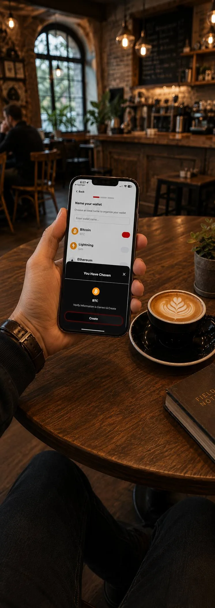 How to create a crypto wallet using ByteVault